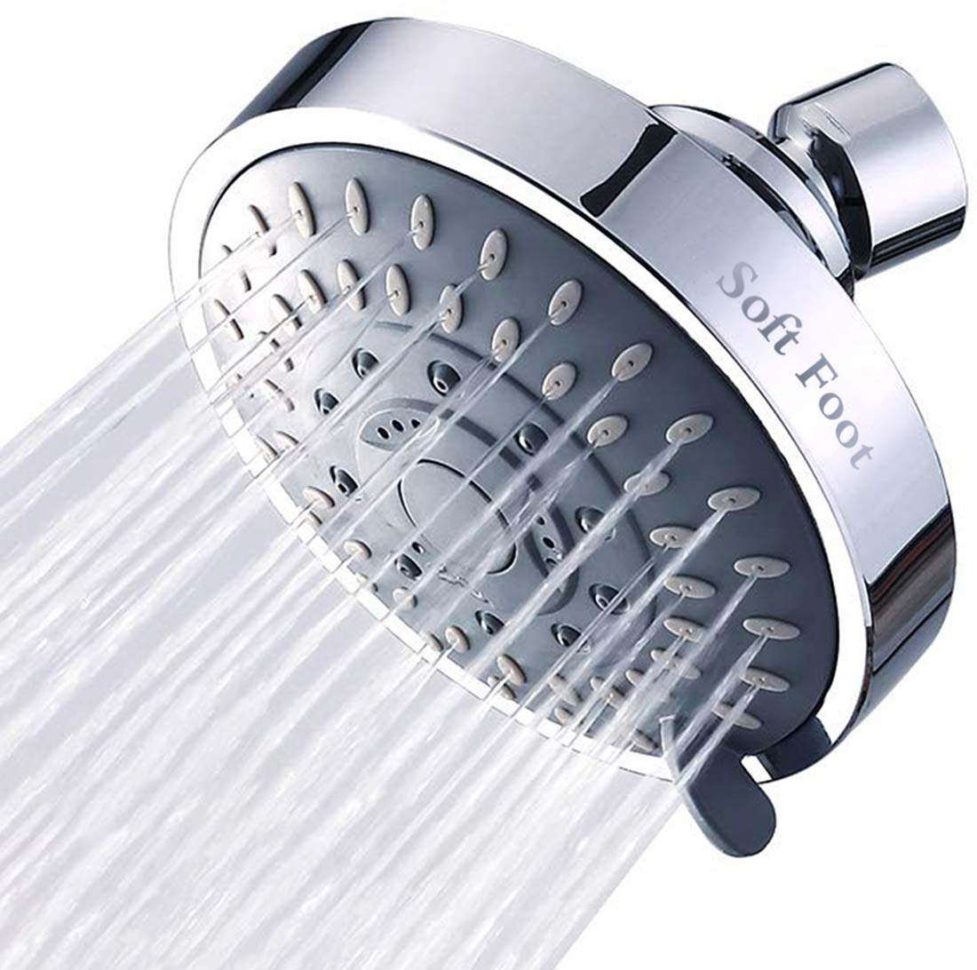 Buy High Pressure Fixed Shower Head 5Setting Upgraded Bathroom