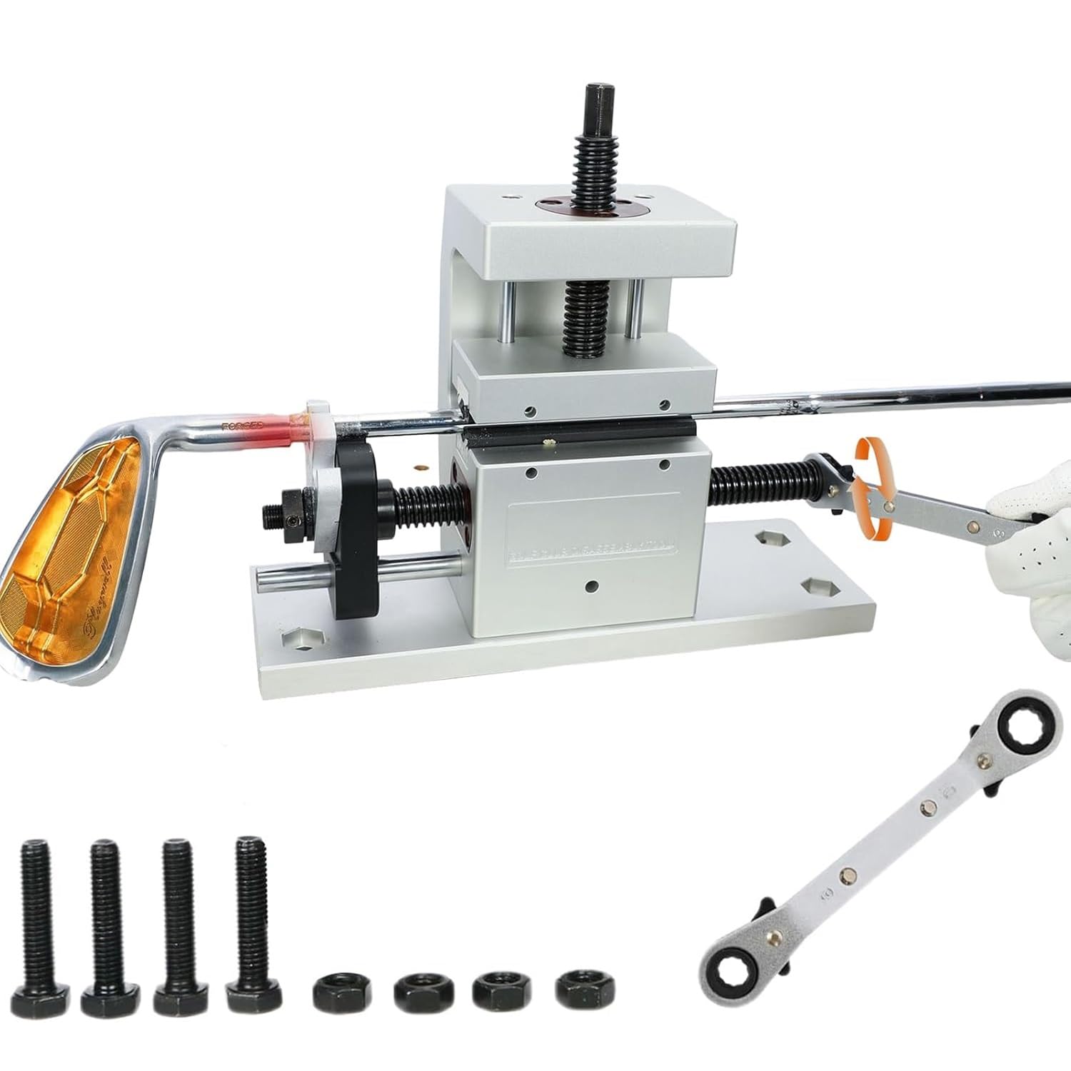 FHRKA Golf Club Shaft Extractor, Golf Shaft Separator,Professional Club Grip Remover, Shaft Puller Golf Club Clamp Station