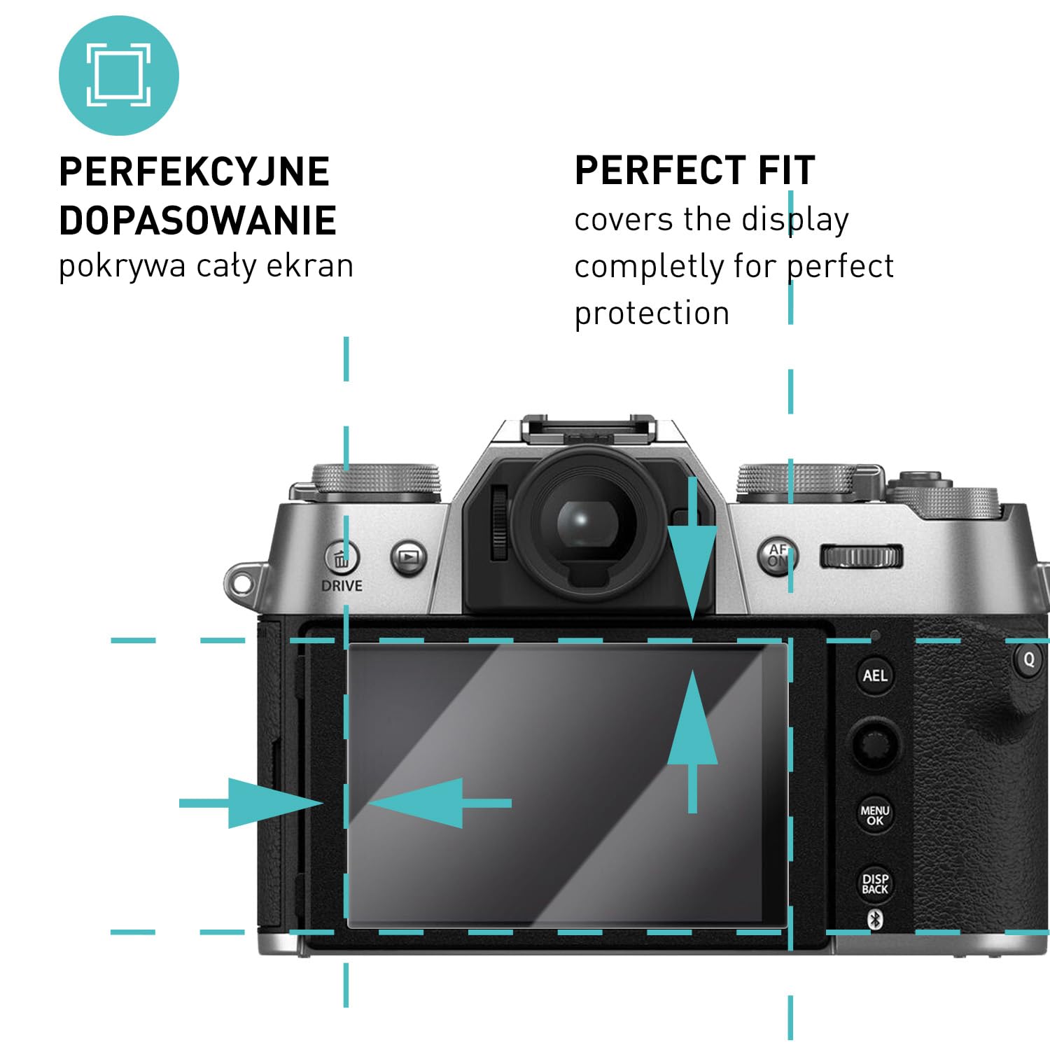 smartect Szkło Hartowane 3 Sztuki dla Fujifilm X-T50 | Szklana Ochrona Ekranu HD Anti-Zarysowania, 0.3 mm Ultra-przezroczyste, Twardość 9H, Odporne na Uderzenia, Bez Pęcherzyków