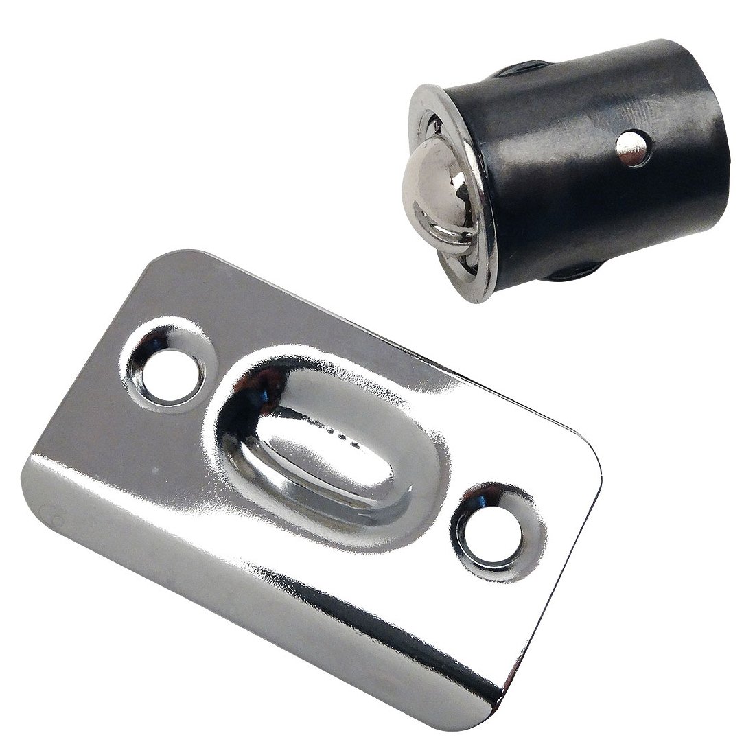 Bullet Catch Drive-In Ball Dull Chrome