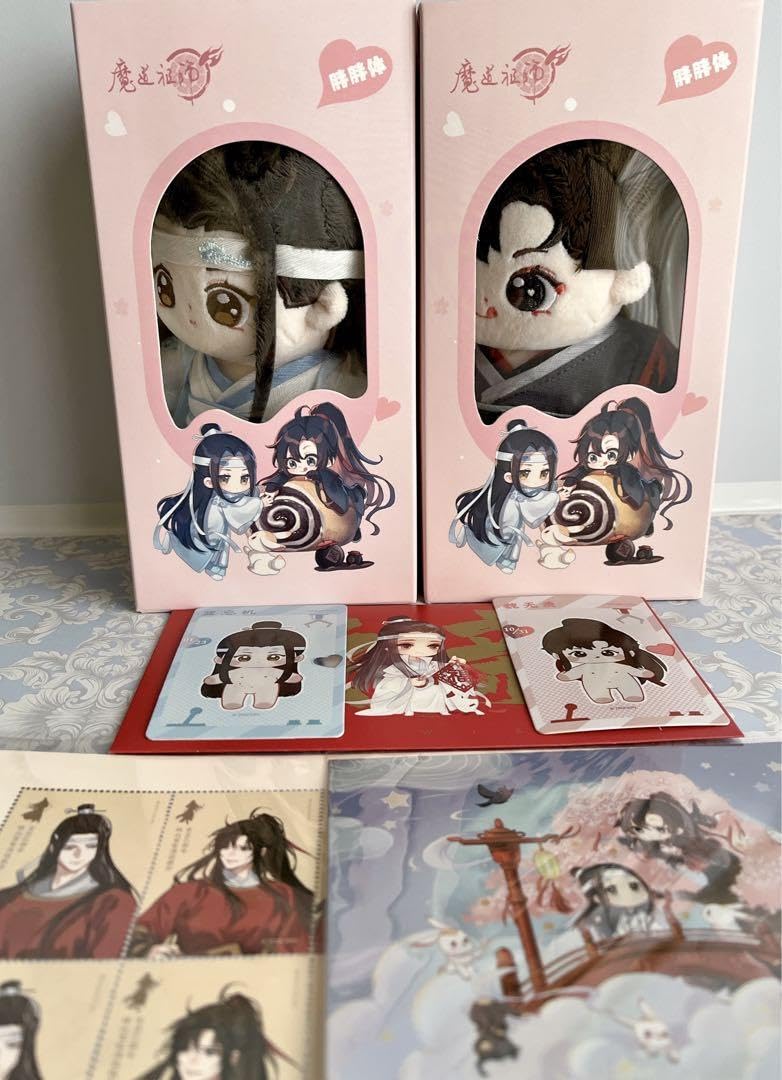 Amazon.co.jp: 魔道祖師 15㎝ KAZEぬいぐるみ （骨あり）忘羨セット 色