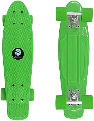 Green Skateboard with Green Wheels Cruiser Board 22