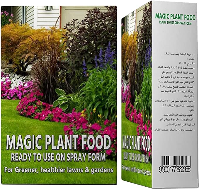 Magic Plant Food for Greener, Healthier Lawns & Gardens, Ready To Use on Spray 1kg "Garden Care"