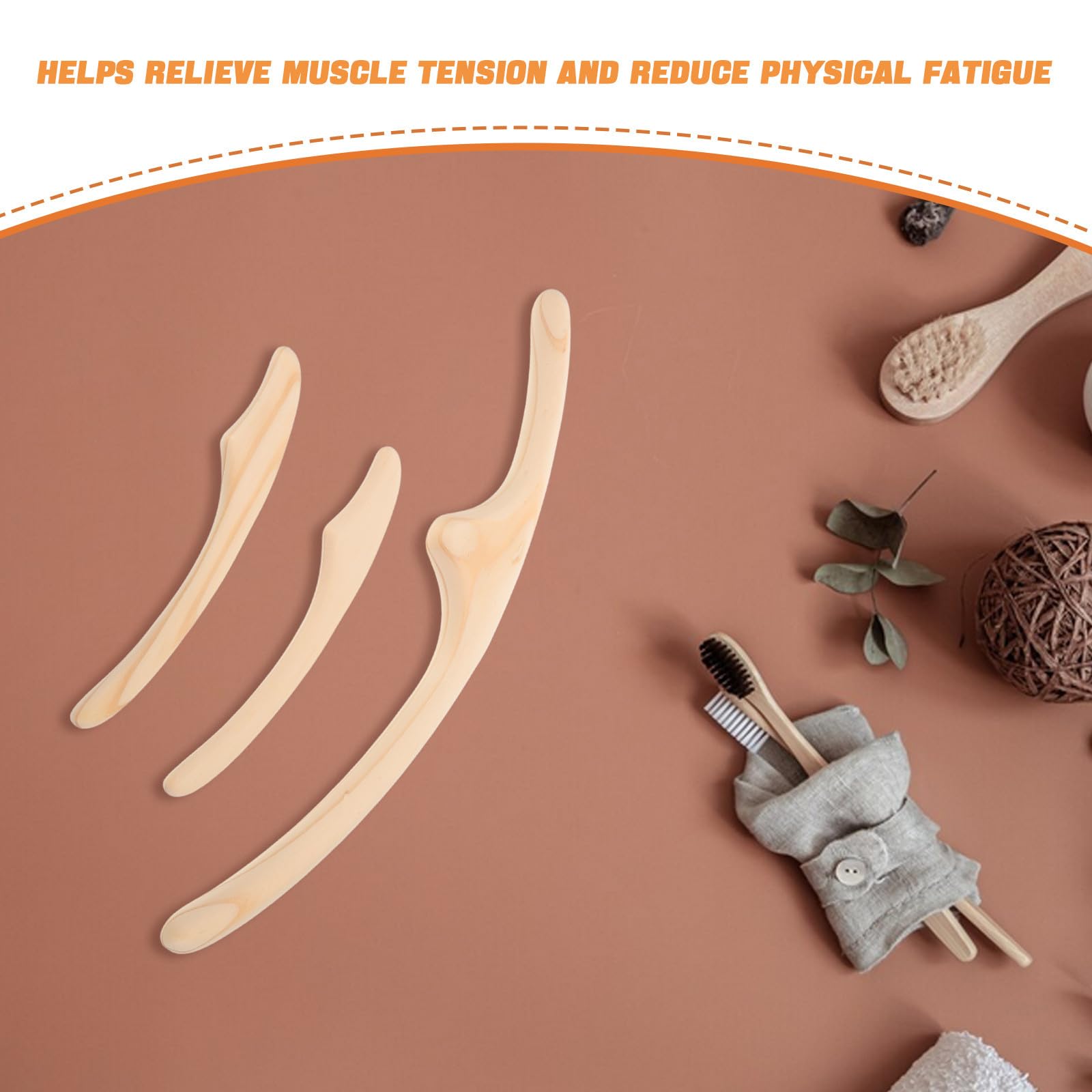3 Stück Gua Sha Massagegerät für Körperformung