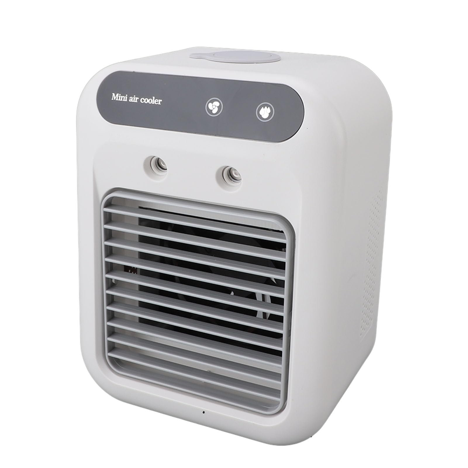 Sorandy Tragbare Klimaanlage, Tragbarer ABS-Luftkühler mit 500-ml-Wassertank, Langanhaltender Sprühnebel, Kompakter Kleiner Klimaanlagenventilator für Zimmer, Büro, Camping, Auto