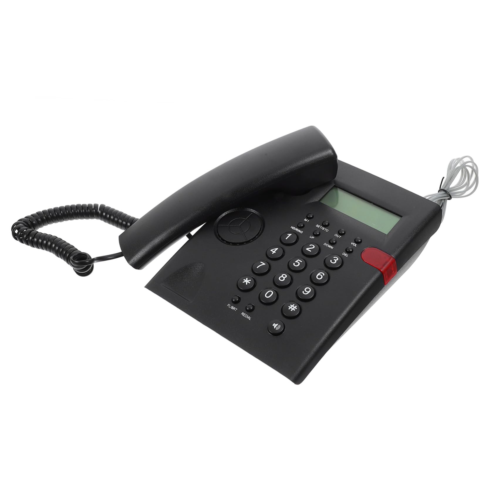 4 Set Telefono con per Anziani Grandi Display Chiamata Vivavoce per Hotel Telefono Affidabile e Facile da Usare
