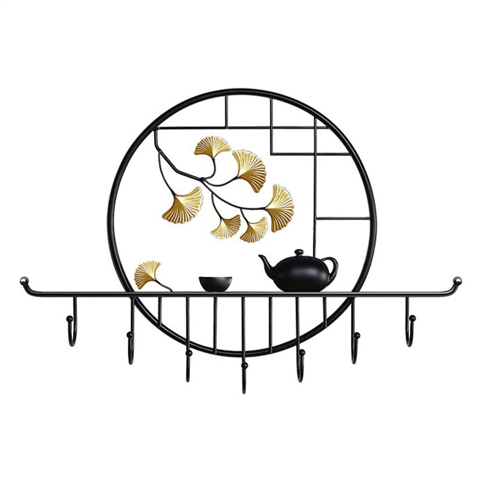 YQINQIN83B Coat Hangers Coat Rack Wall Mount - Metal Heavy Duty Hooks Mounted Hanger for Hat Towel Robes Jacket Clothes for Bathroom Entryway for Bedroom