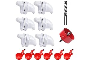 Quail Automatic Feeder and Waterer Kit - Keeps Quail Healthy and Hydrated