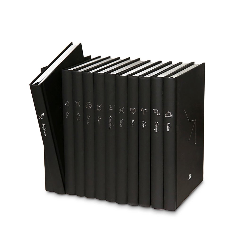 Zhi Jin Special Personalise Zodiac Twelve Constellation Notebook Hard Cover Diary Notepad Journal Set Libra