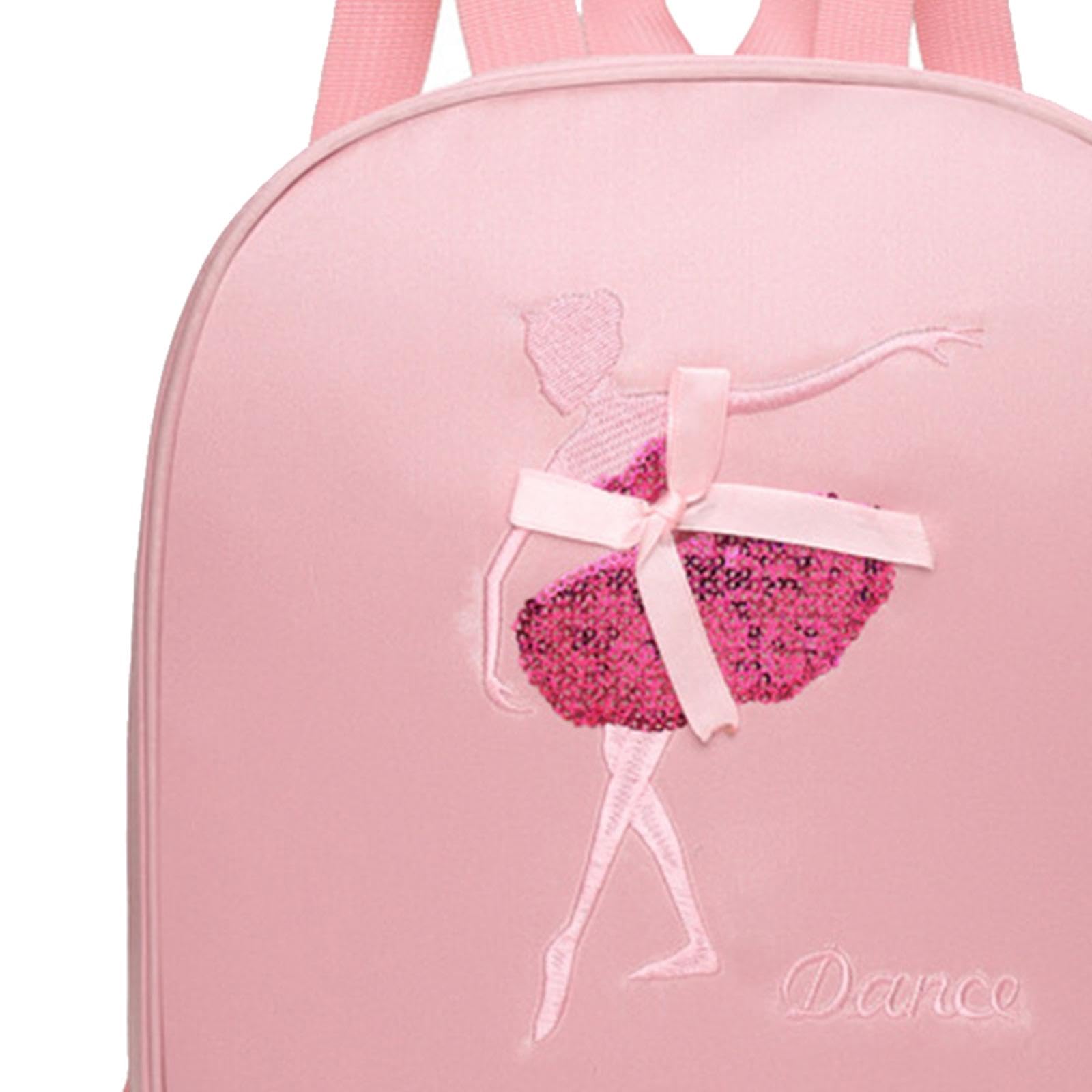 Oshhni Sac à Dos de Danse de Ballet, Sac de Ballerine pour Filles, Sac à Main décontracté, Sac de Danse de Ballet avec Compartiment à Chaussures pour la, Rose B