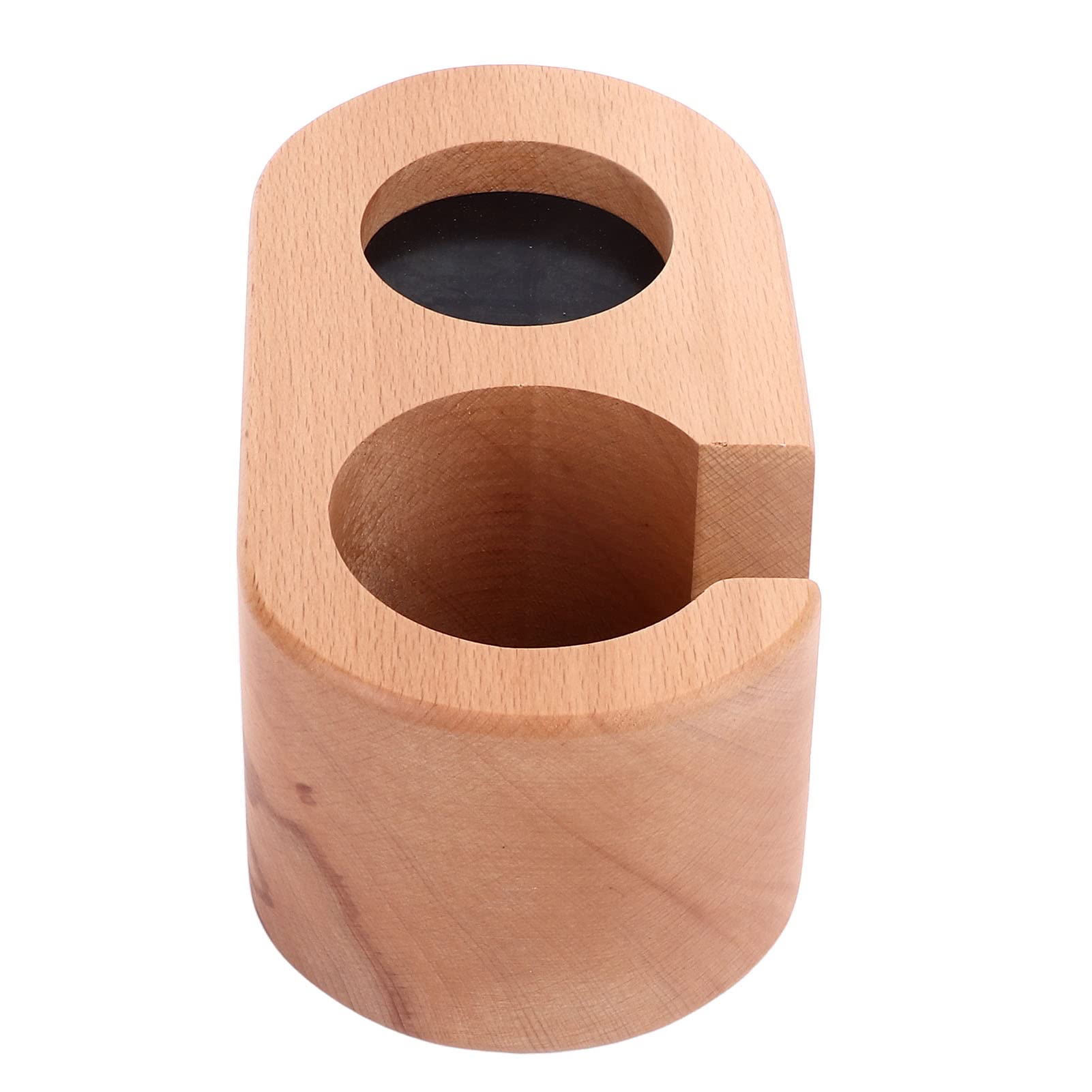 Coffee Tamper Station 51-54mm Durable Security Card Slot Coffee Utensils Wooden Coffee Filter Holder