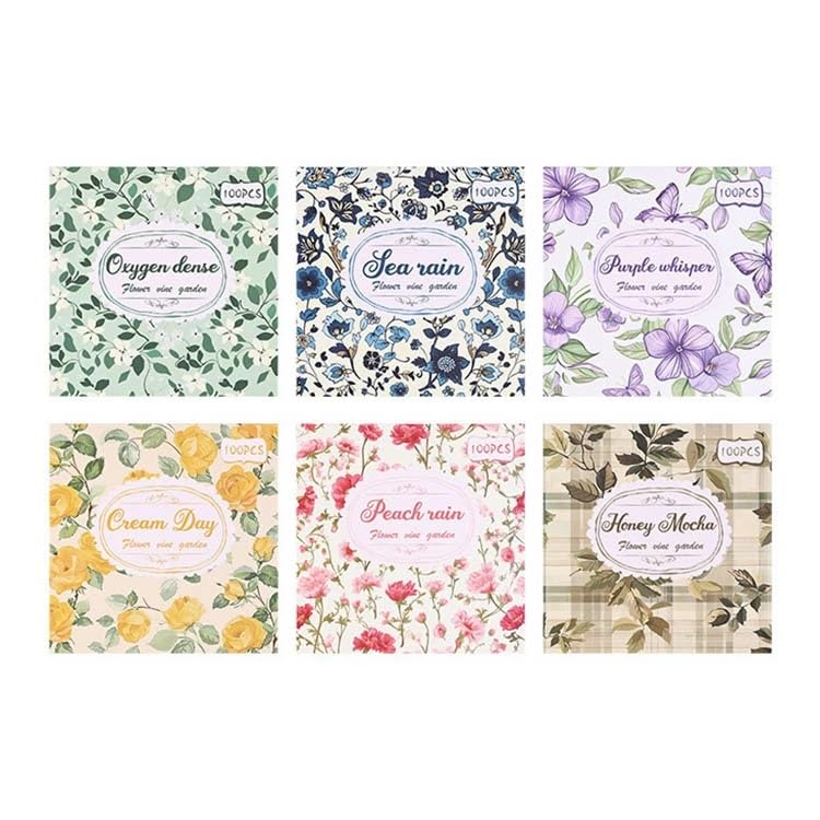 hydrangea 【新品】hydrangea 紙ものセット／デザインペーパー100枚＋