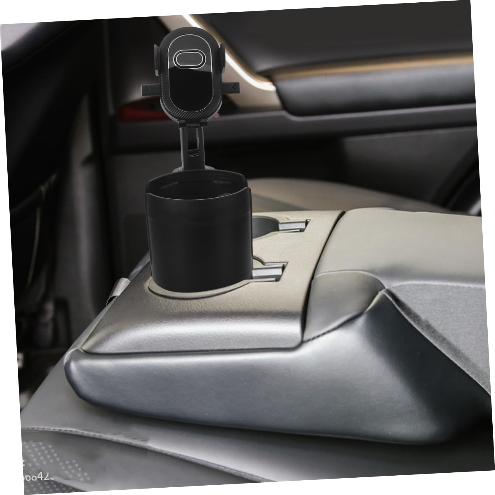 Veemoon Supporto per Cellulare da Auto e Portabicchieri Design Stabile e Comodo per Guida Sicura Compatibile Vari Dispositivi
