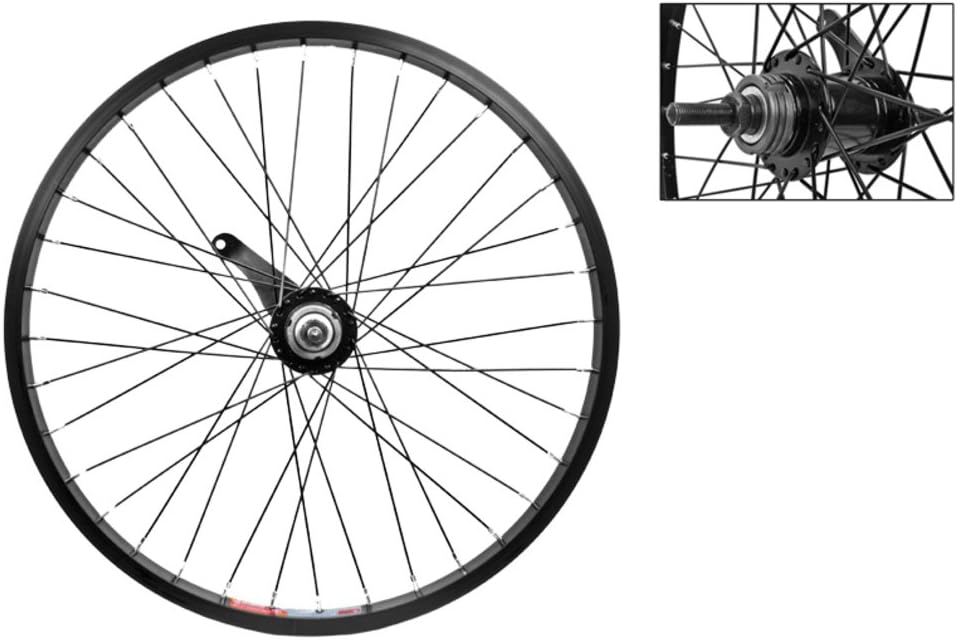 Wheel Master Rear Bicycle Wheel 20 x 1.75 36H, Alloy, Bolt On, Black, KT Coaster : Sports & Outdoors
