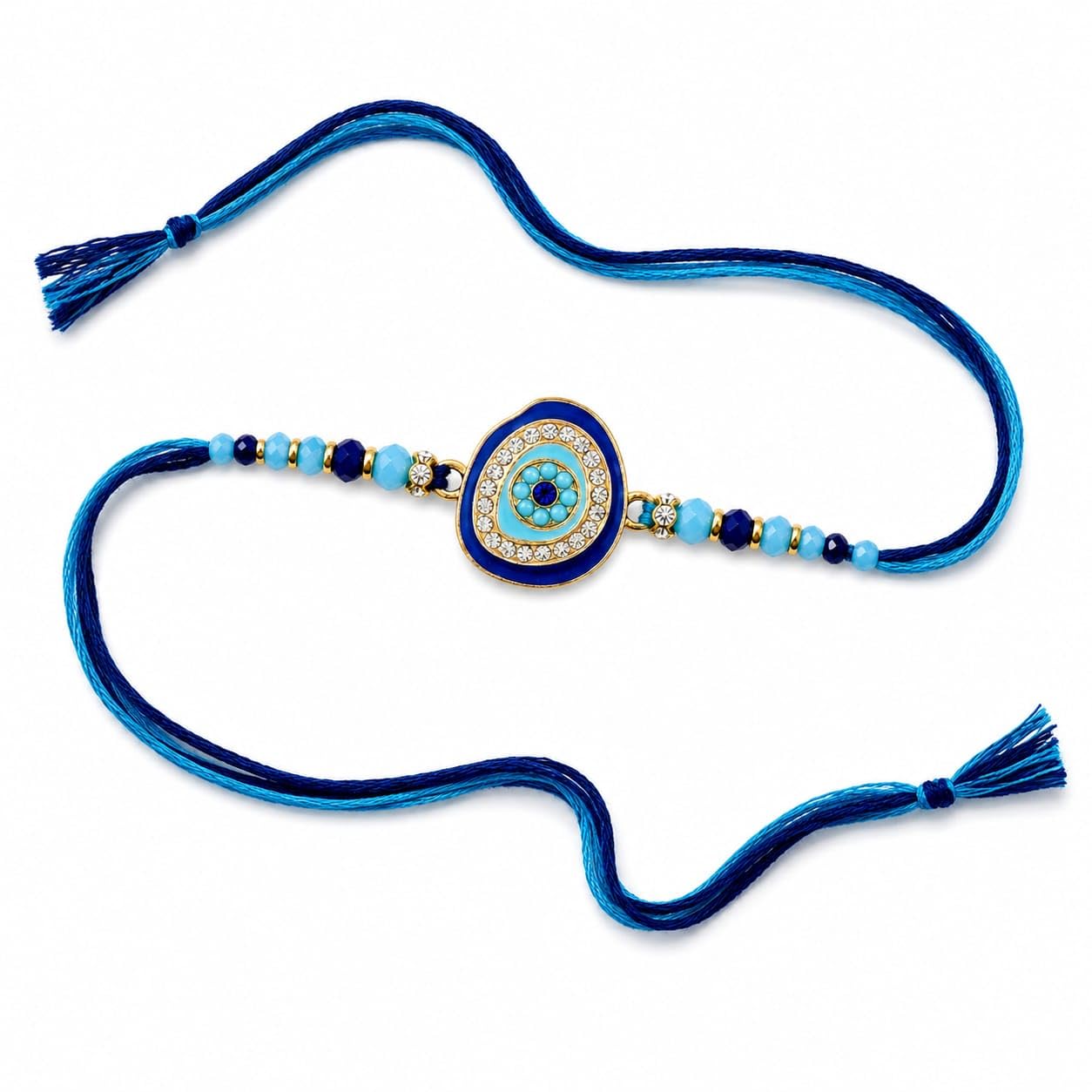 Evil Eye Rakhi with Roli Chawal Gift Set, Raksha Bandhan Rakhi-image-36