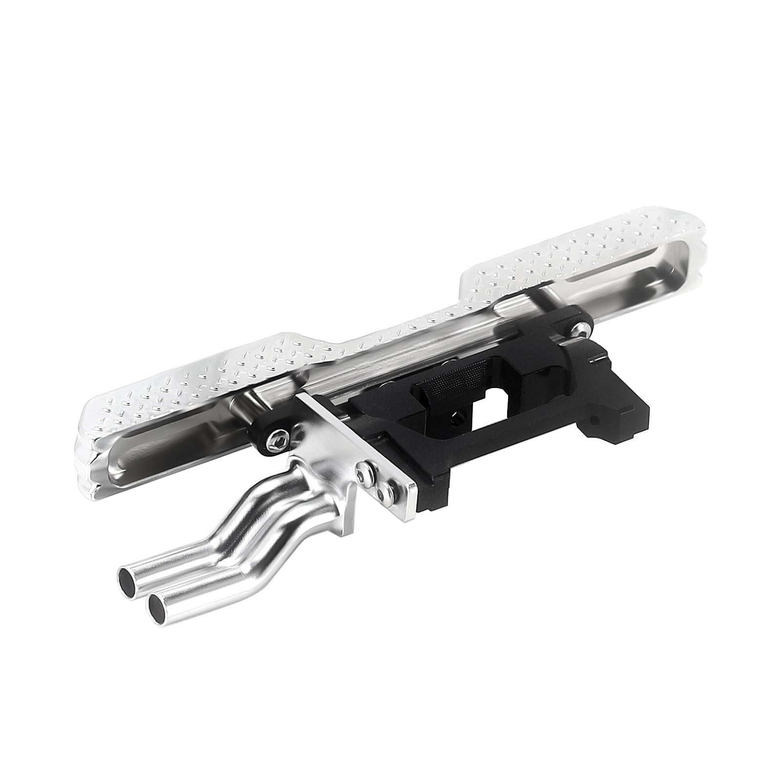 INJORA Upgrade Crawler Pare-Chocs Avant/Arrière INJORA Aluminium Pour TRX4M High Trail F150 | Double Échappement Accessoire Voiture Télécommandée