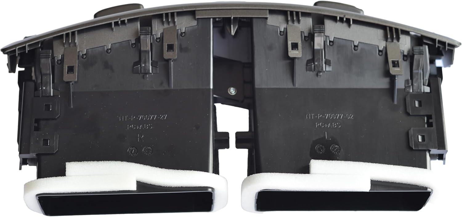 Center Dash Air Vent Panel Instrument AC Heater Compatible With Toyota Lexus IS250 IS350 IS F 2006-2009 Dashboard Air Conditioning Outlet With Hand Wheels 55670-53010 5567053010