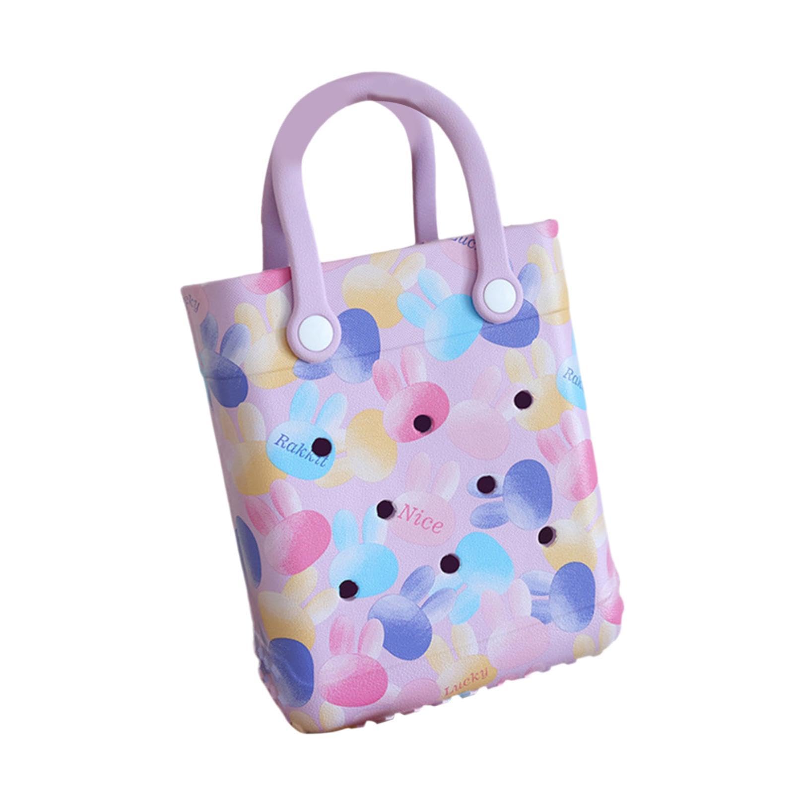 Tote for Beach EVA Simple Open Tote Bag for Sports Travel Outdoor Activities-image-26