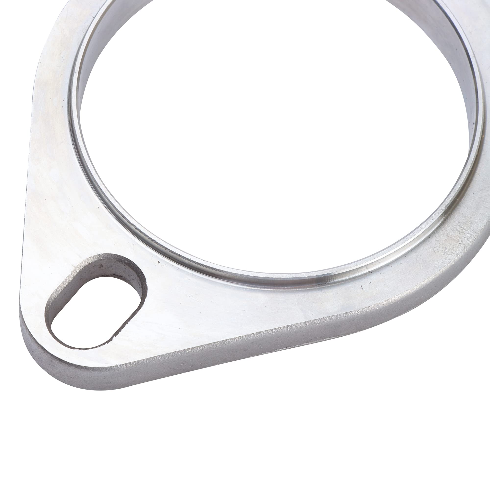 Universal 2-Bolt 3" Exhaust Flange With Gasket - Mild Steel For Custom Exhaust Work