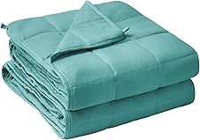 [52% off] yescool Weighted Blanket for Adults (17 lbs, 60" x 80", Teal) Cooling Heavy Blanket for Sleeping Perfect for 160-180 lbs, Queen Size Breathable Blanket with Premium Glass Bead, Machine Washableyescool Weighted Blanket for Adults (17 lbs, 60"...