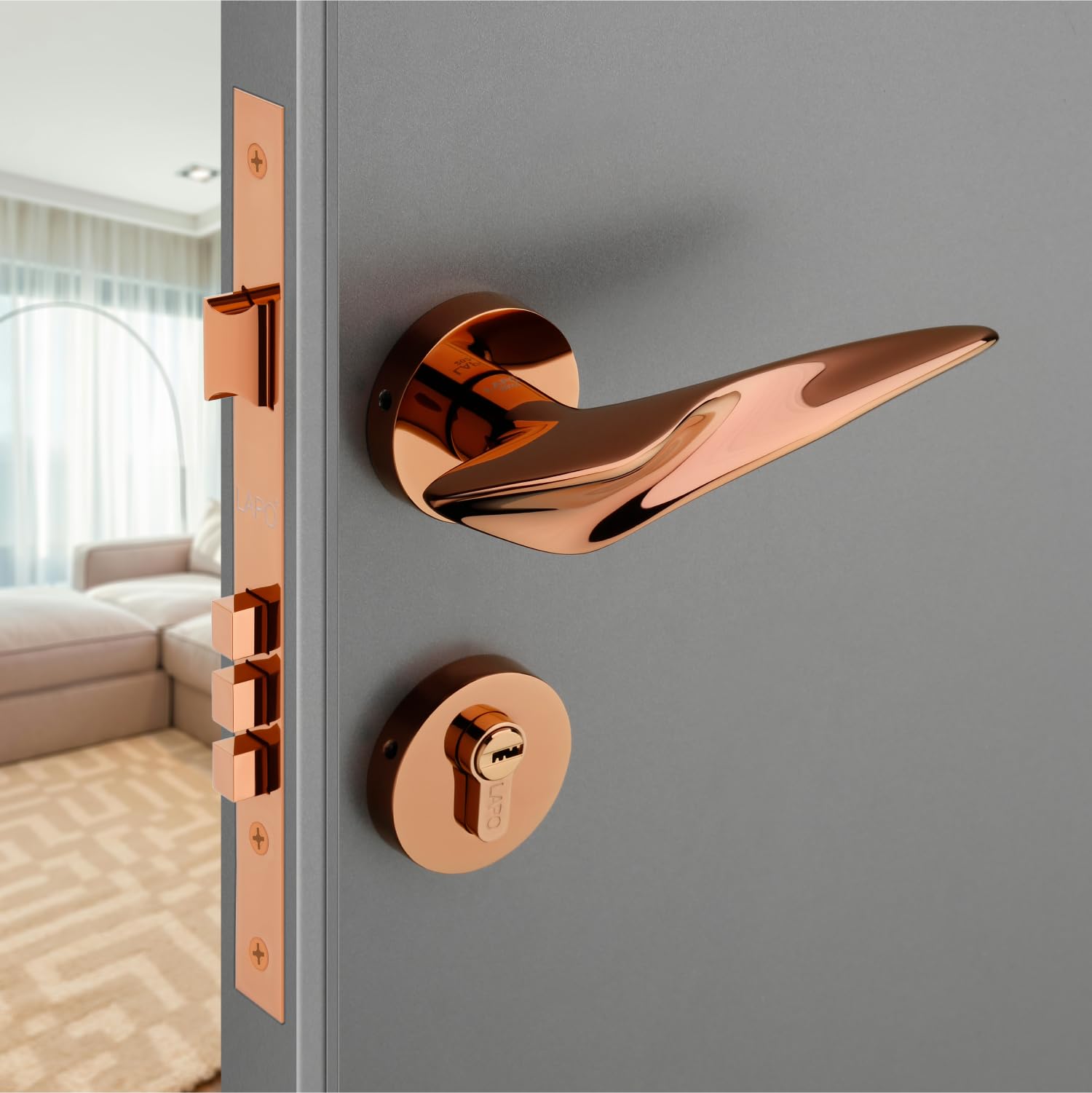 LAPO Mortise Lock - Secure & Stylish Door Lock -12