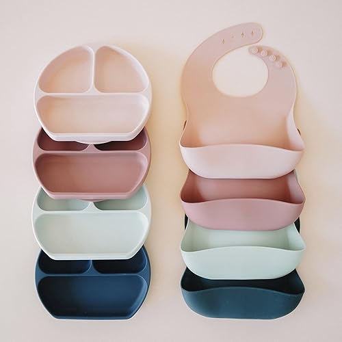 Miniatura 7 de AVA  OLIVER Silicone Bib Set - Adjustable Waterproof Bibs - Set of 2