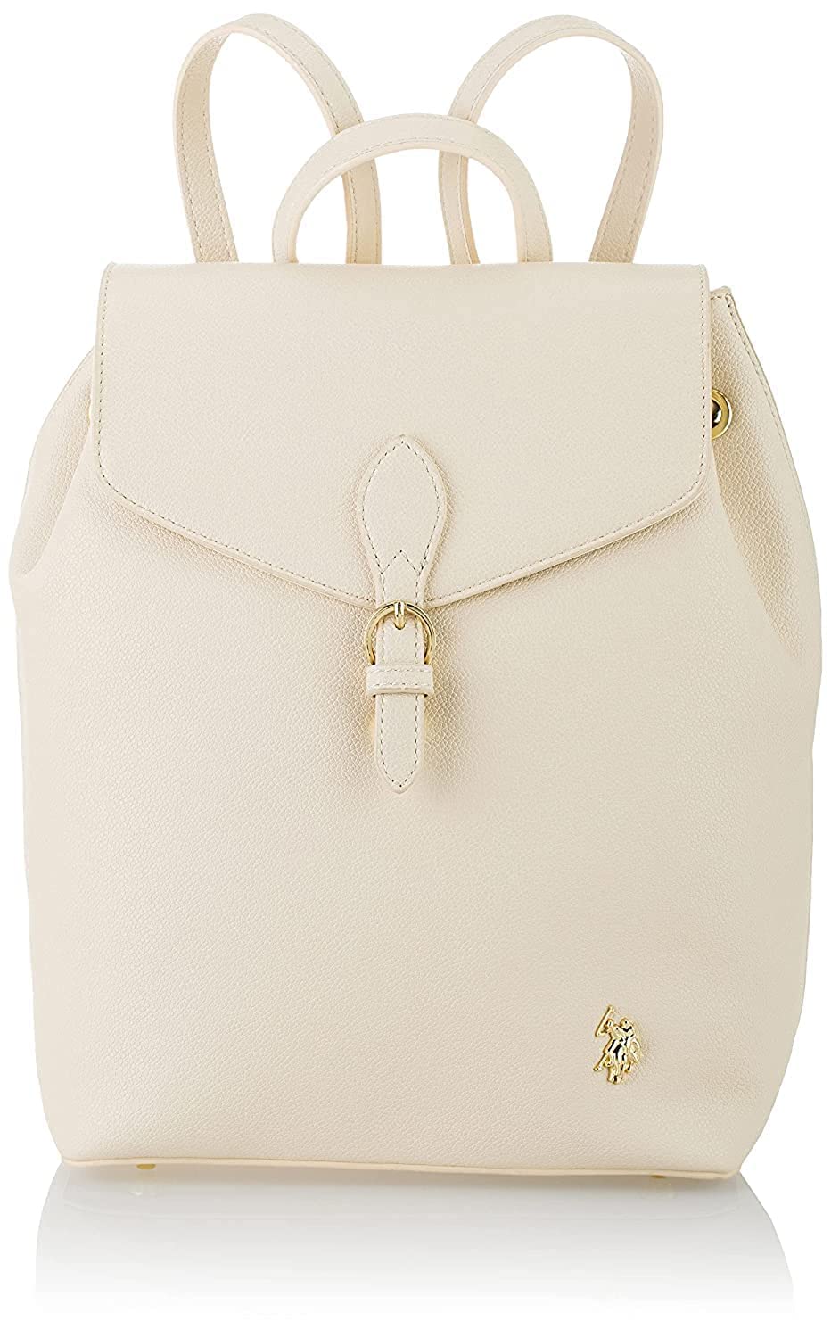US Polo New Jones Backpack w/Flap PU Off-white 23X13, 5X30