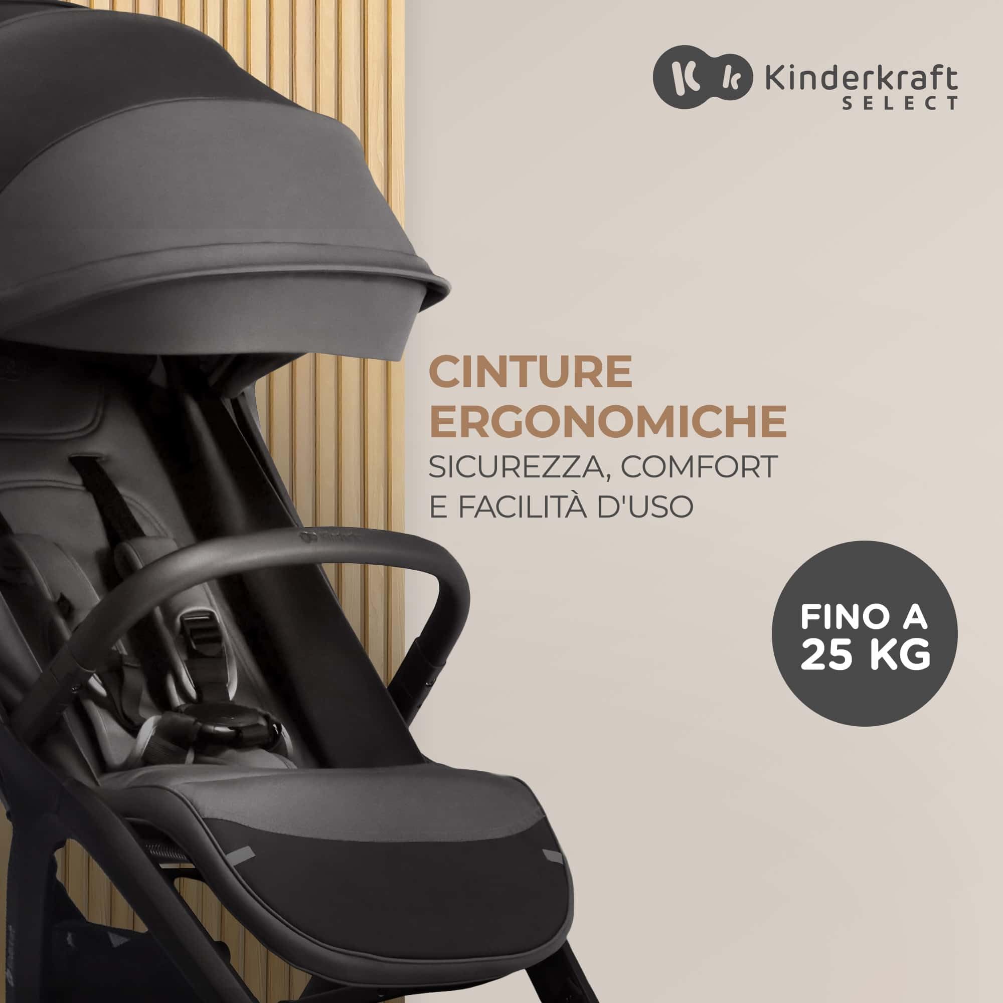 Seggiolini auto Kinderkraft. Modello Kinderkraft wózek spacerowy NUBI 2