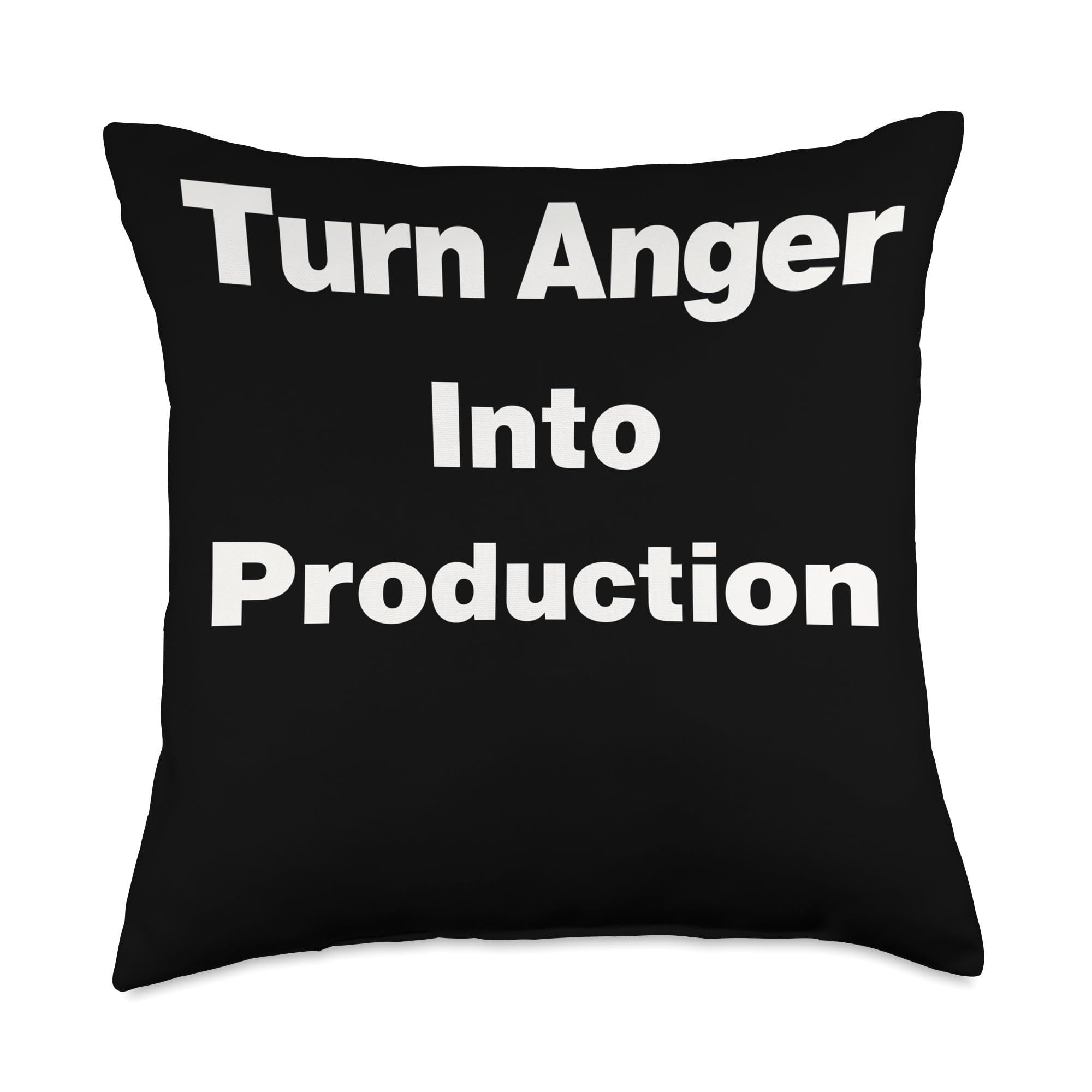 Productive Person Quotes Gifts Merch by Hh & RiverProductive Person Quotes Gifts Merch by Hh & River Quotes About Being Productive for Angry People Throw Pillow, 18x18, Multicolor