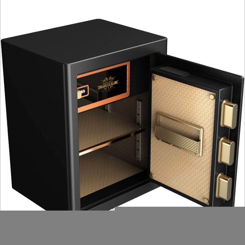 Cassetta di sicurezza Cassette di sicurezza impermeabili a prova di fuoco Cassette di sicurezza per la casa e cassette di sicurezza 45 Cm/60 Cm Password per impronte digitali domestiche elettronica co