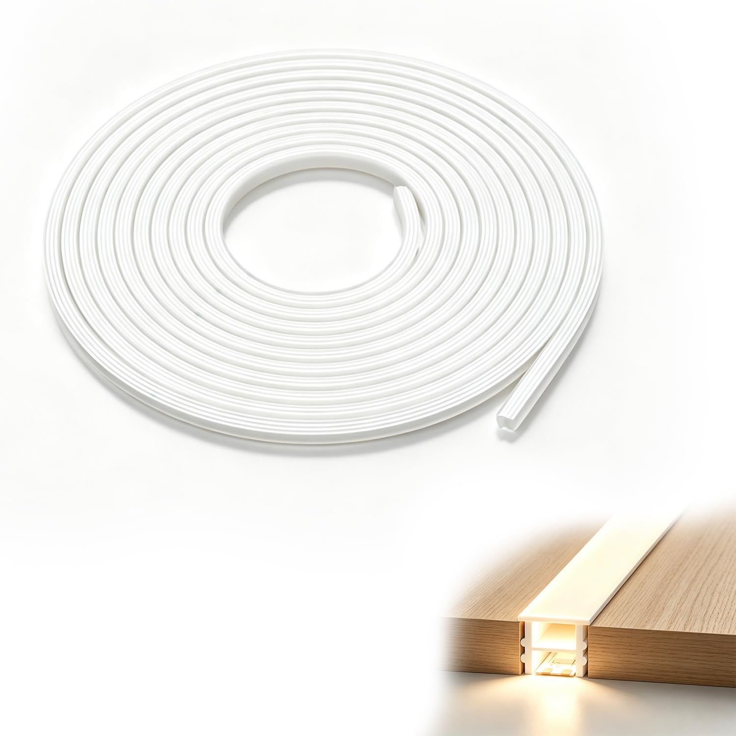 Photo 1 of BIRRAY Silicone LED Channel 16.4ft White