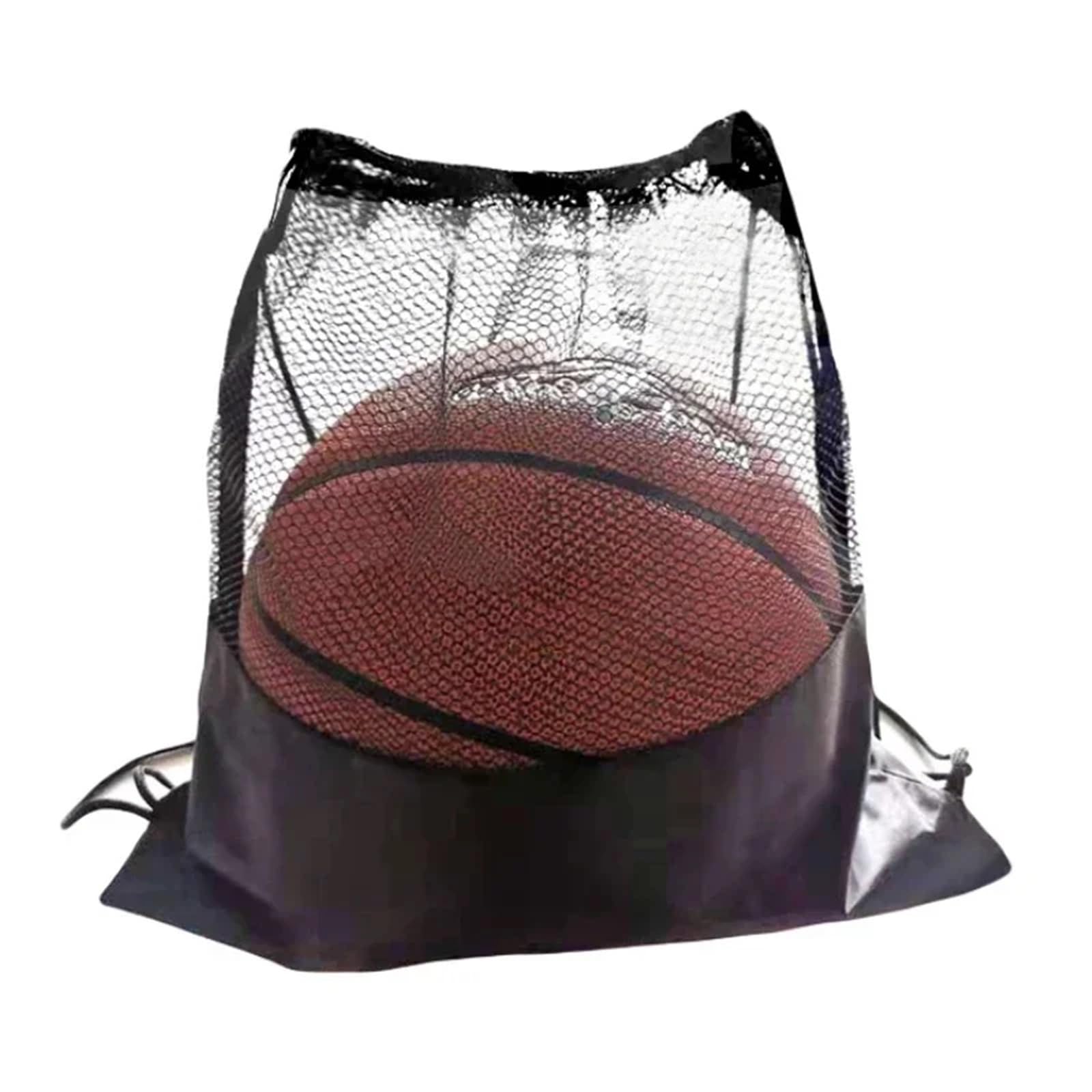 Bolsa De Baloncesto Bolsa de Baloncesto Mochila con cordón portátil Malla Fútbol Voleibol Bolsas Almacenamiento Deportes al Aire Libre Viajes Gimnasio Yoga