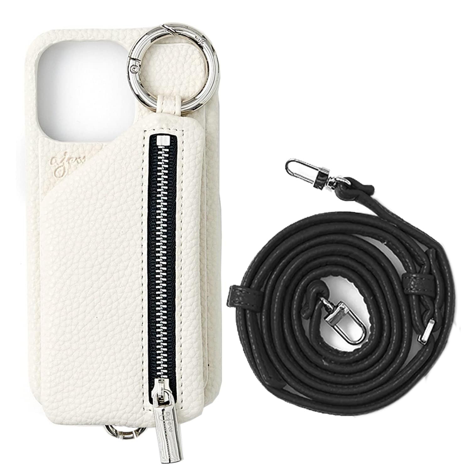Amazon.co.jp: ajew(エジュー) スマホケース cadenas zipphone case