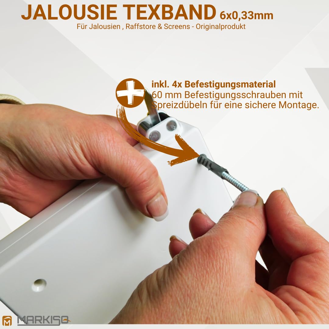 markiso® Getriebewickler mit Kurbel [Made in Germany] Rolladen Schnurwickler für Schnüre bis 4 mm Ø und 5 m Länge, langlebig, leicht zu montieren, inkl. Kurbel & Befestigungsmaterial