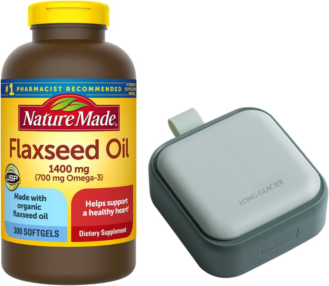 Nature Made Flaxseed Oil 1000 mg, Fish Free Omega 3