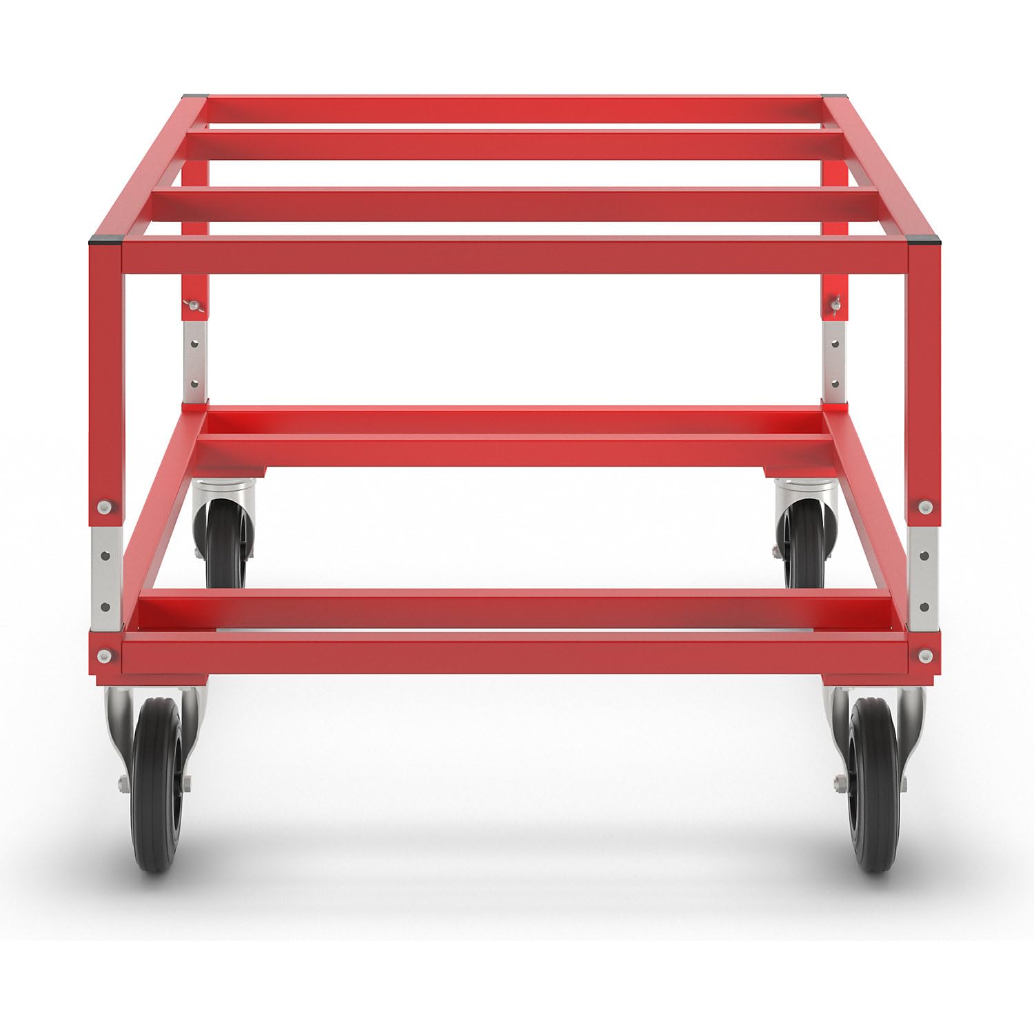 Camión transpaleta ajustable freno rojo
