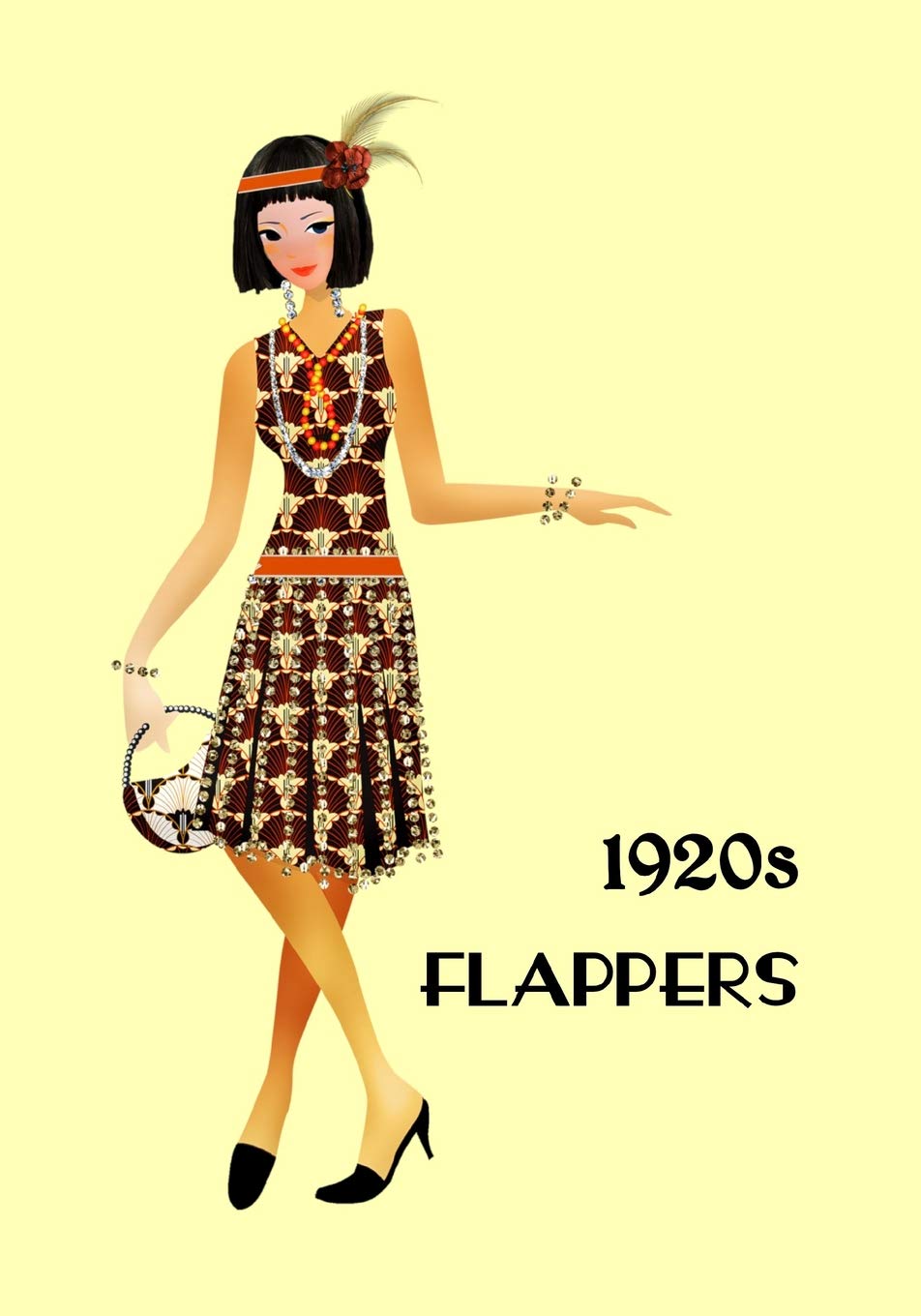 1920s Flappers: Gatsby Dresses - Lined Writing