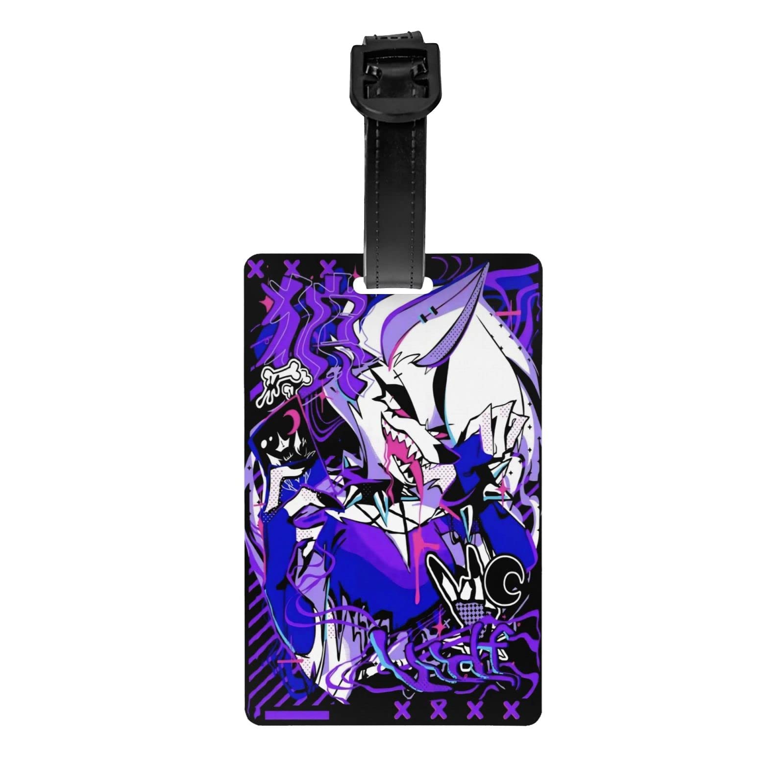Amazon.com: Helluva Anime Boss Loona Luggage Tag PVC Suitcase
