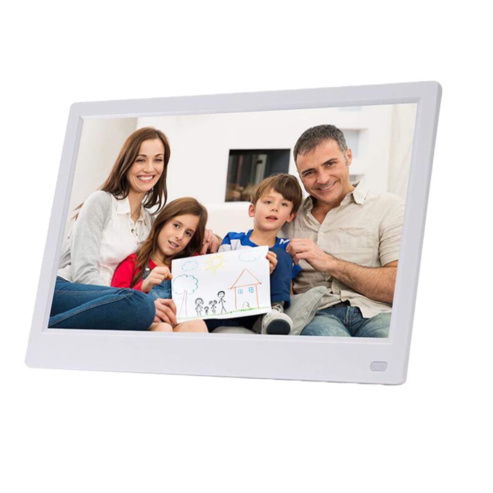11,6" LCD 1080P Album do kalendarza/zegara/MP3/odtwarzacza wideo Cudowny w użyciu i udostępnianiu zdjęć (biały)