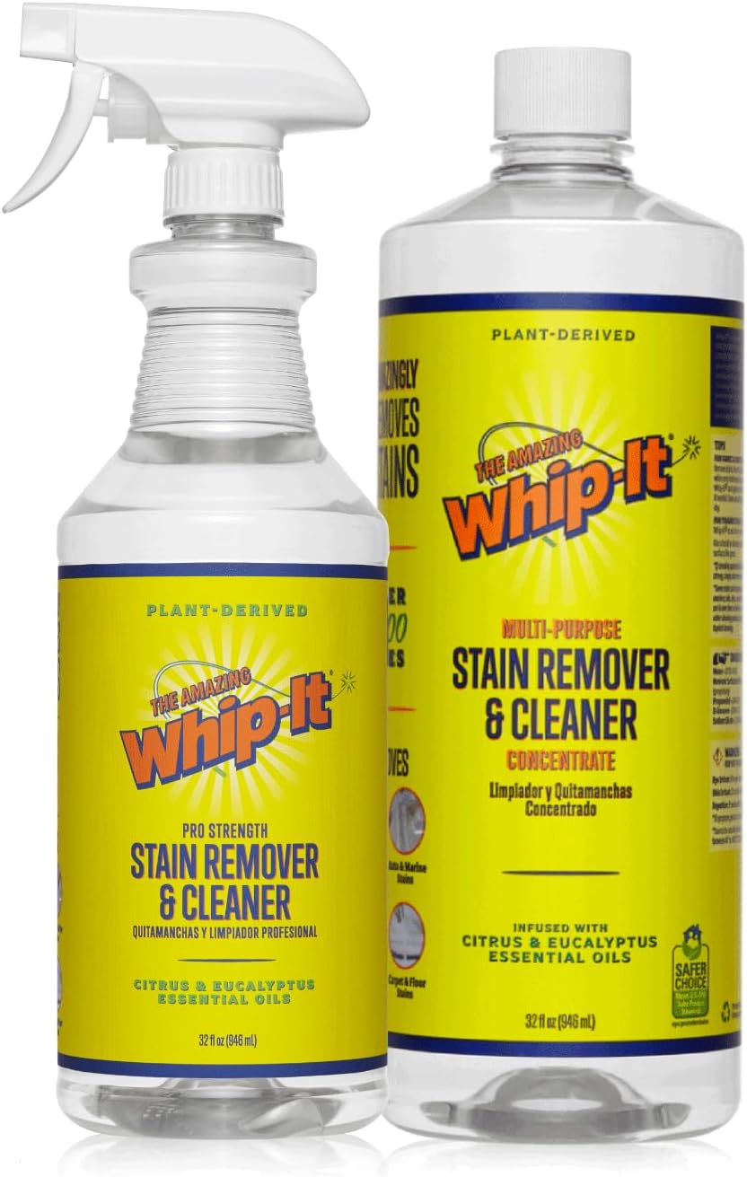 WhipIt Cleaner Stain Fighting Kit Professional Strength Stain