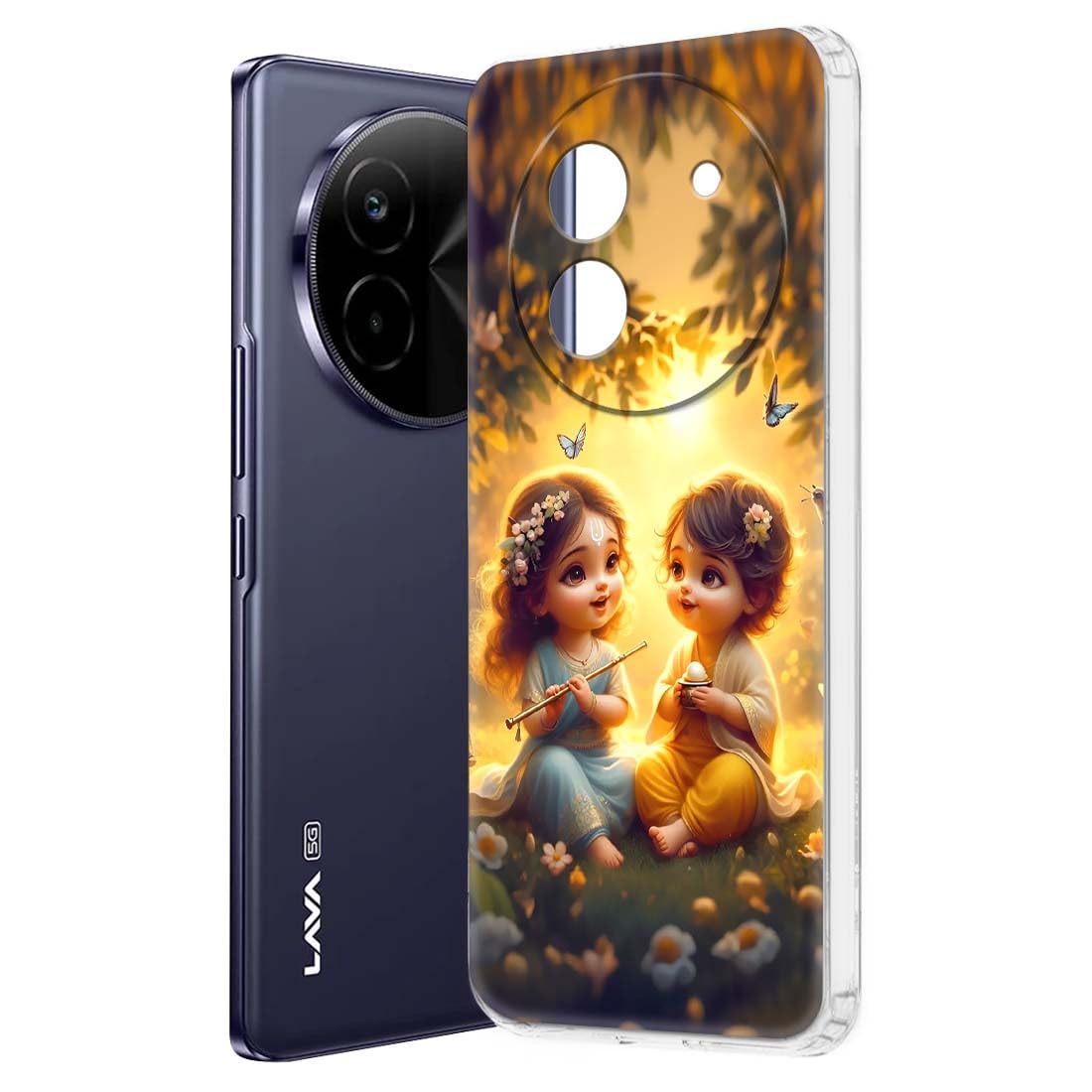 Nainz Printed Back Cover Case Compatible for Lava Blaze X 5G Back Cover for Lava Blaze X 5G -D3150
