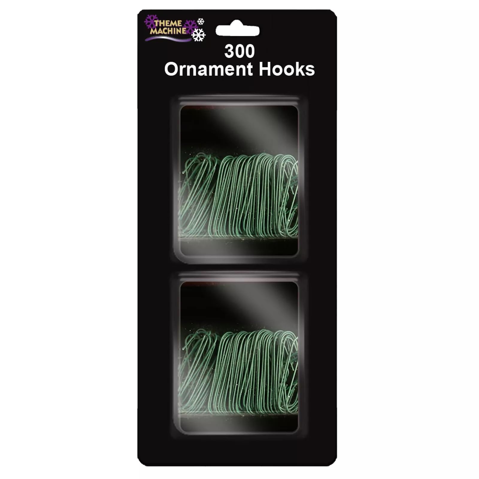 Lot de 300 crochets de suspension pour boules de Noël (taille assortie)