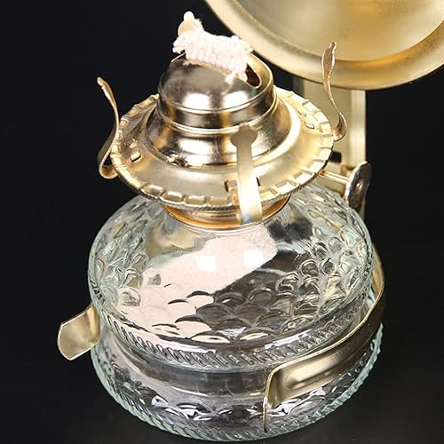 Miniatura 4 de OSALADI Juego de 5 linternas de aceite quemadores de aceite de queroseno piezas de repuesto luces nocturnas vintage con mecha centro de mesa de boda