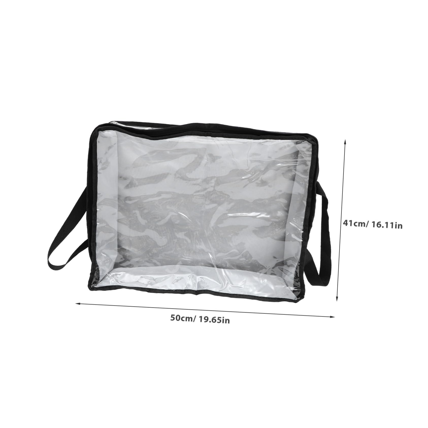 Hohopeti Large Capacity Hat Storage Bag Organizer for Baseball Caps Clear View Portable Hat Storage Box