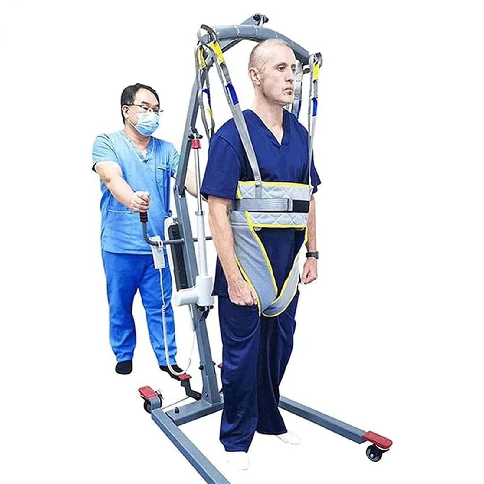 Imbracatura da Passeggio Imbracatura Regolabile per Sollevamento Medico per pazienti Imbracatura per aiuti al paziente per Anziani Costretti a Letto Disabili per Anziani Disabili Uso Domestico 507 l