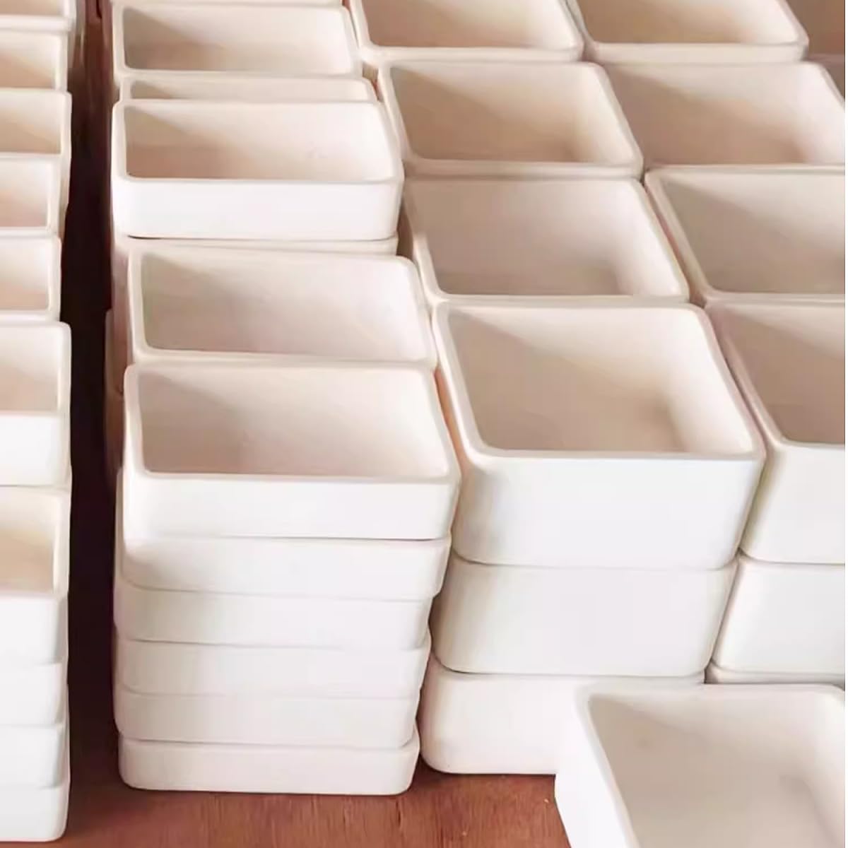 Quadratischer Keramiktiegel aus Aluminiumoxid – Al₂O₃ ≥ 99% for wissenschaftliche Forschung, hohe Temperaturbeständigkeit, 1 Stück(120x120x50mm/520ml)