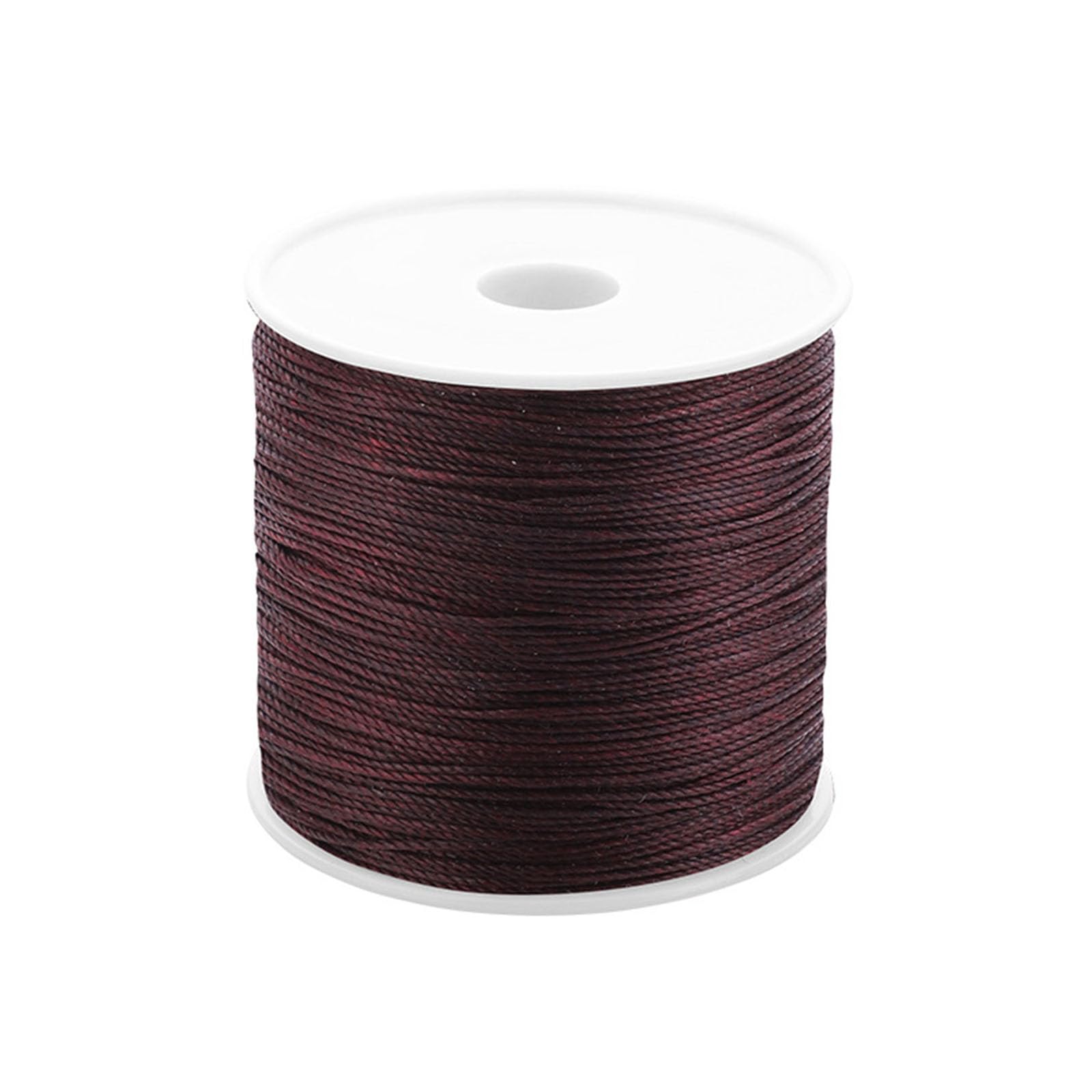 Uqezagpa 115 Yards/Spool Leather Sewing Waxed Thread 0.5mm Hand Stitching Thread for Leather Craft Shoe Repairing