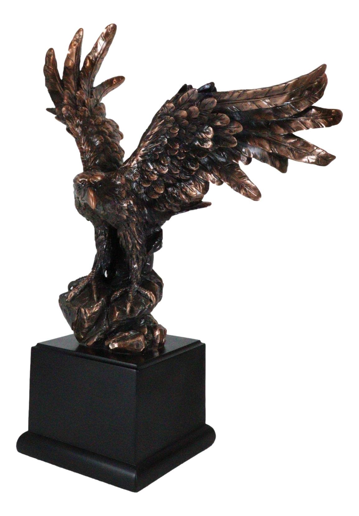 Amazon.co.jp: Ebros Gift L Majestic Royal Bald Eagle Landon Cliff