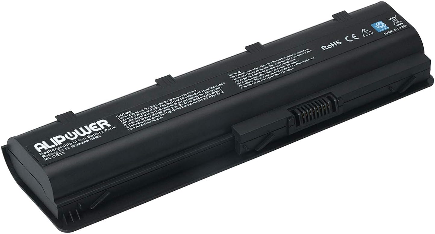 6-Cell MU06 593553-001 New Laptop Battery Replacement for HP G62 G32 G42 G42T G56 G72 G4 G6 G6T G7, Compaq Presario CQ32 CQ42 CQ43 CQ56 CQ63