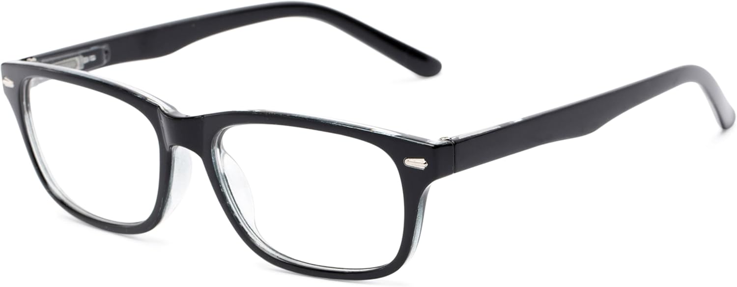 Readers.com Reading Glasses: The Ernest rectangle Style for Men and Women